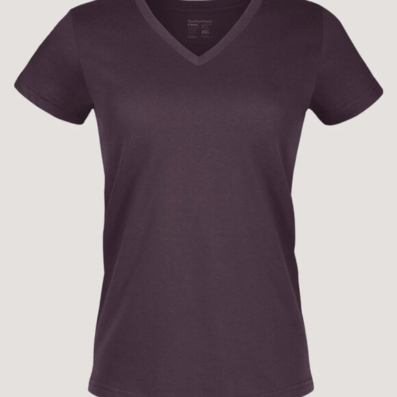 Fresh Clean Threads Women's V Neck, XS port red purple galaxy bundle - Picture 5 of 6